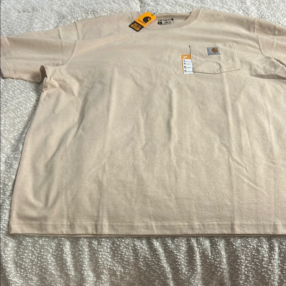 Carhartt Cream Short Sleeve Tee